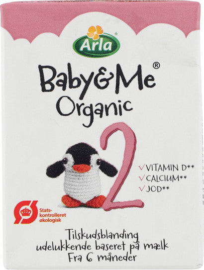 Arla Baby & Me 2 Økologisk drikkeklar tilskudsblanding 2 200ml*10 BBD:26.4.2024