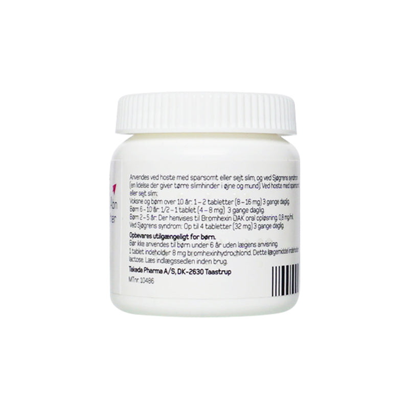 Bromhexin 8 mg 100 tabletter - Scandea O2O