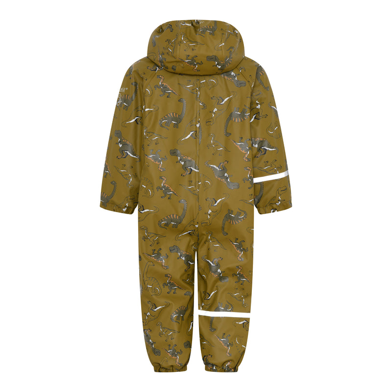 CELAVI Rainwear Suit -AOP, w. Fleece Dark