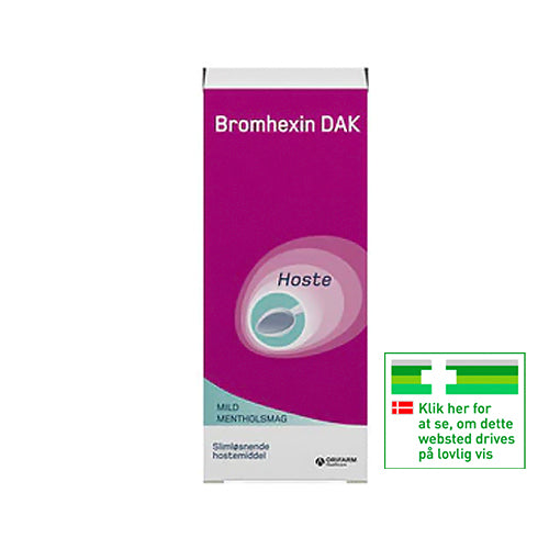 Bromhexin DAK Oral Opløsning 0.8mg/ml, 150ml.