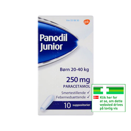 Panodil Junior Suppositorier 250 mg 10 pcs