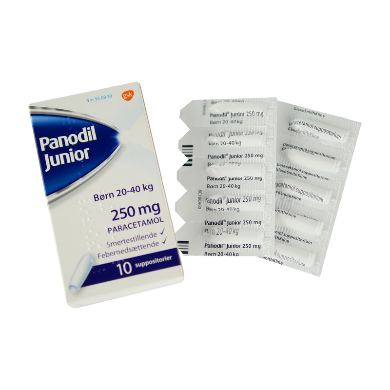Panodil Junior Suppositorier 250 mg - Scandea O2O