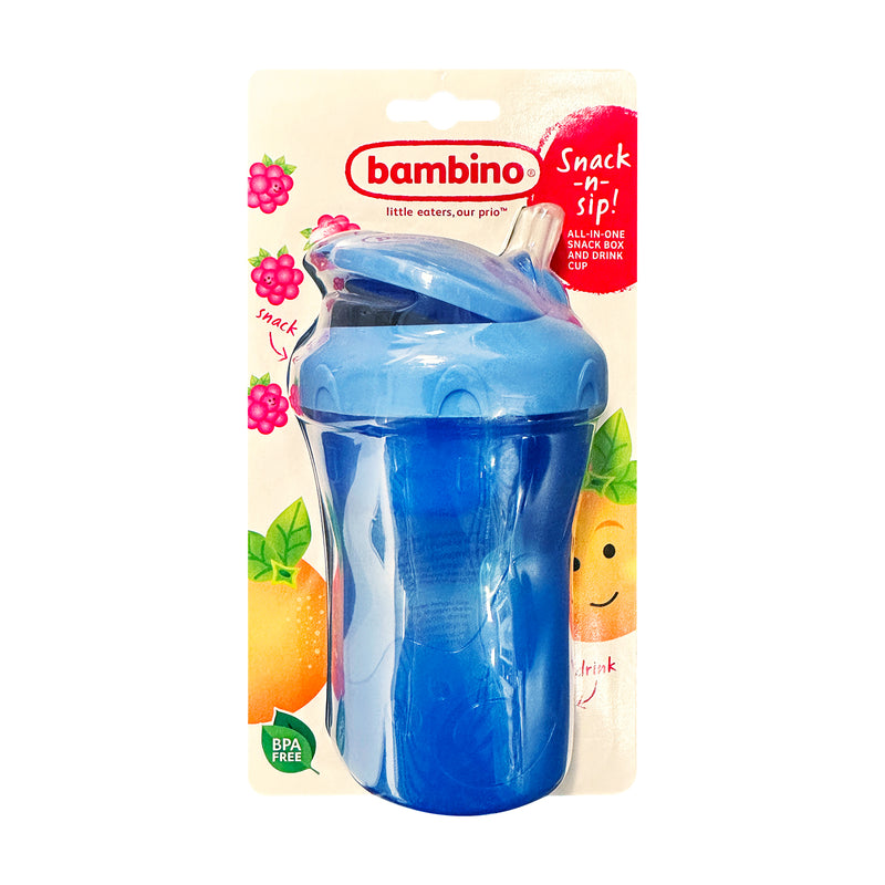Bambino Snack-n-sip! Cup & Snack Box 1p