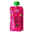 Ella's Kitchen Organic Babymos jordbær, rabarber, æbler fra 4 mdr.
