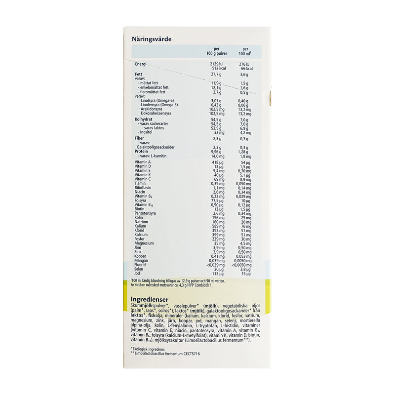 Hipp Combiotik 1 Økologisk Modermælkserstatning 600g x 4 stk.