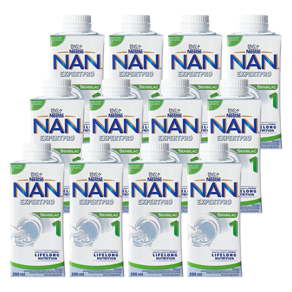 Nestle NAN EXPERTPRO SENSILAC 1 drikkeklar Modermælkserstatning 200ml*12-Pack