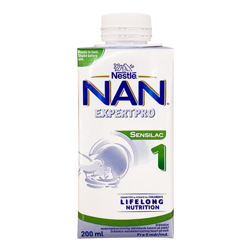 Nestle NAN EXPERTPRO SENSILAC 1 drikkeklar Modermælkserstatning 200ml*12-Pack