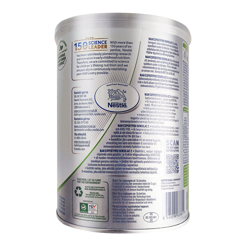 Nestle EXPERTPRO NAN Sensilac 2 800gx 3stk.