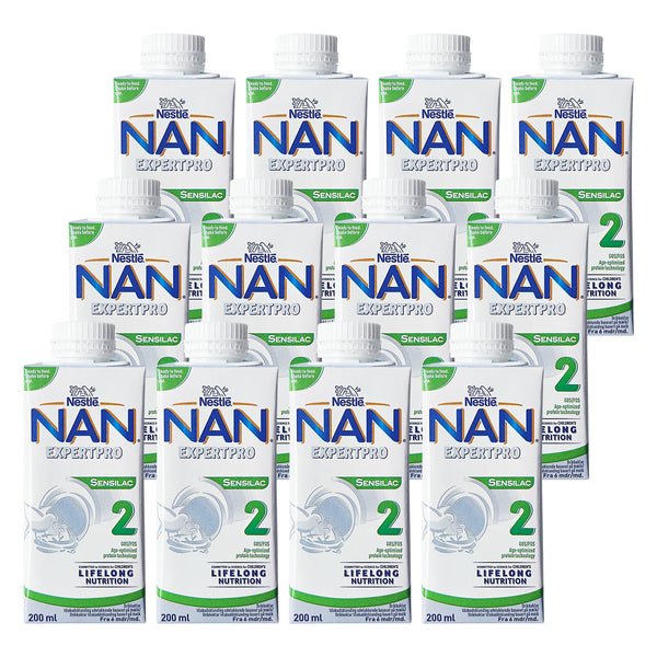 Nestle NAN EXPERTPRO SENSILAC 2 drikkeklar tilskudsblanding 200ml*12-Pack