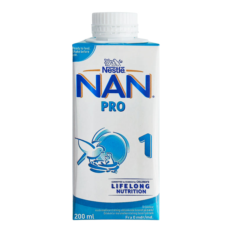 Nestle NAN Pro 1 drikkeklar 200 ml 12-Pack