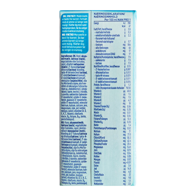 Nestle NAN Pro 1 drikkeklar 200 ml 12-Pack