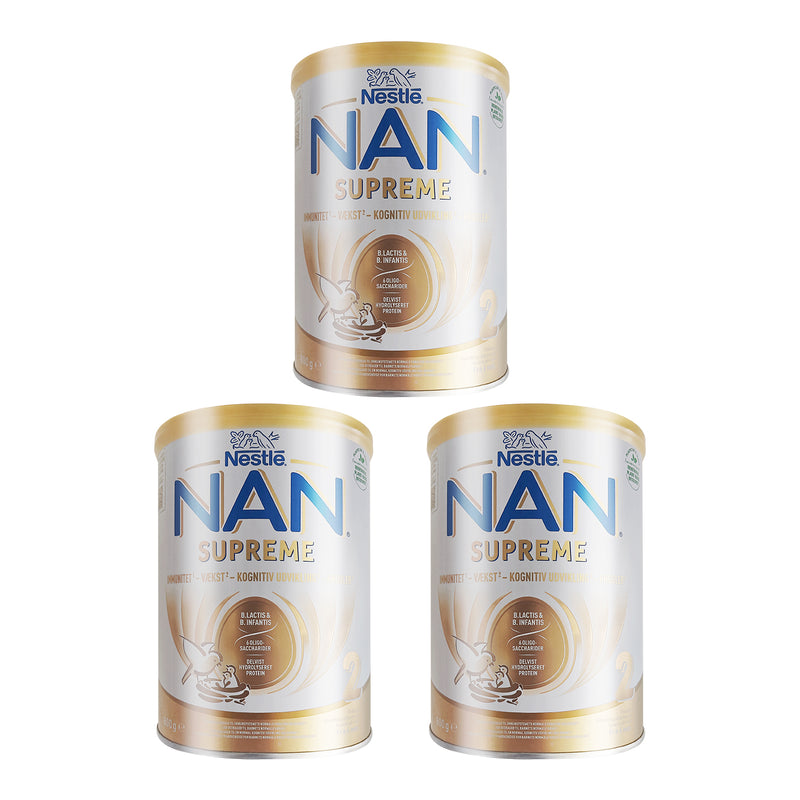 Nestle Nan Supreme 2 Tilskudsblanding 3x800g