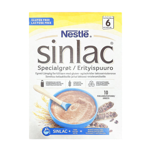 Nestle Sinlac Special Grød 500g laktosefri  6 mdr.