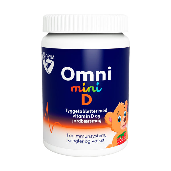 Biosym OmniMINI D 90 tyggetabs