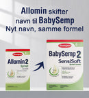 Semper BabySemp 2 SensiSoft Syrnet Tilskudsblanding fra 6 måneder 700g x 4 stk.