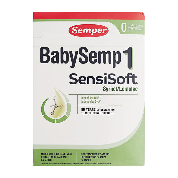 Semper BabySemp SensiSoft 1 modermælkserstatning 0+ 700g
