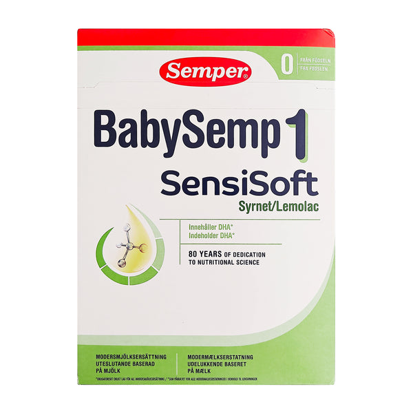 Semper BabySemp SensiSoft 1 modermælkserstatning 0+ 700g