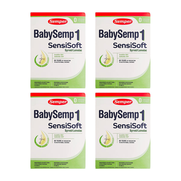 Semper BabySemp SensiSoft 1 modermælkserstatning 700g x 4stk.
