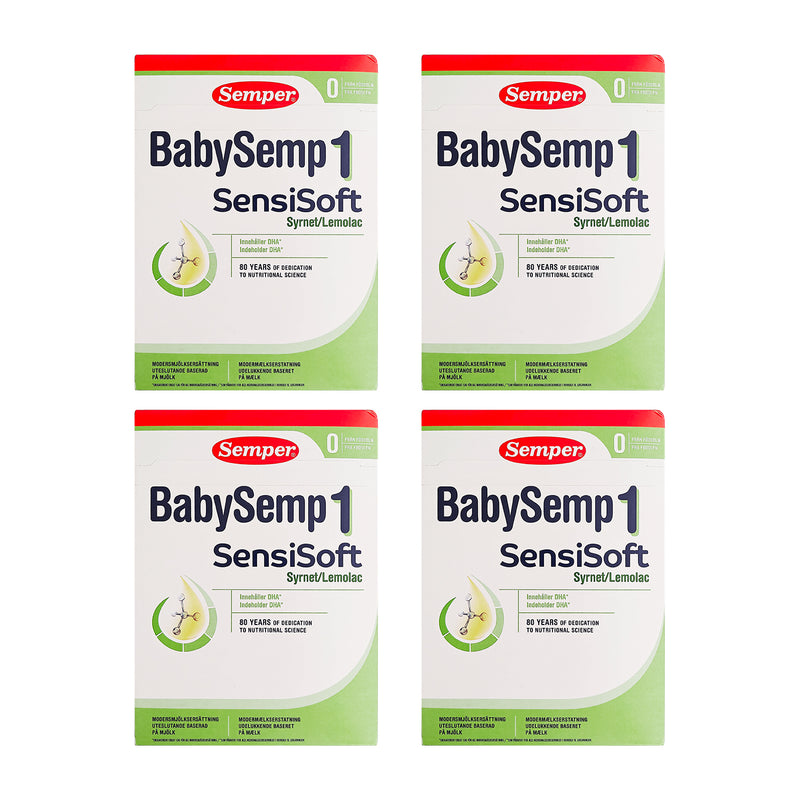 Semper BabySemp SensiSoft 1 modermælkserstatning 700g x 4stk.