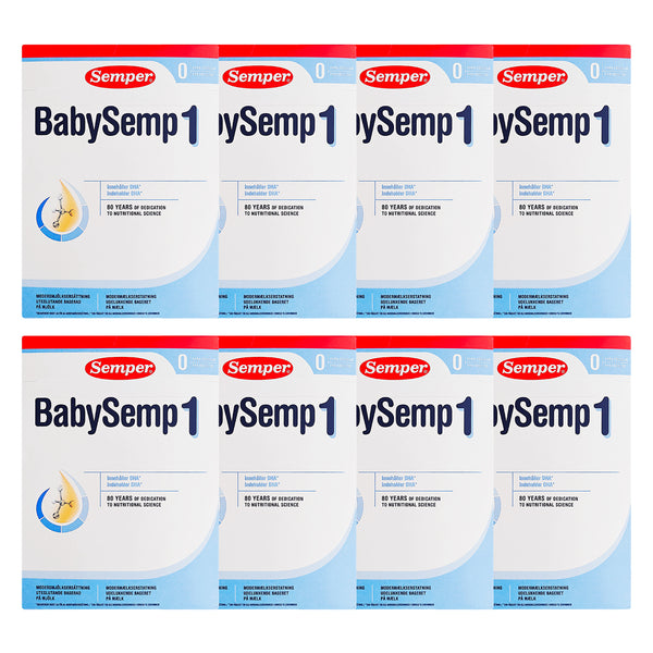 Semper BabySemp 1 modermælkserstatning 0+ 800g x 8stk