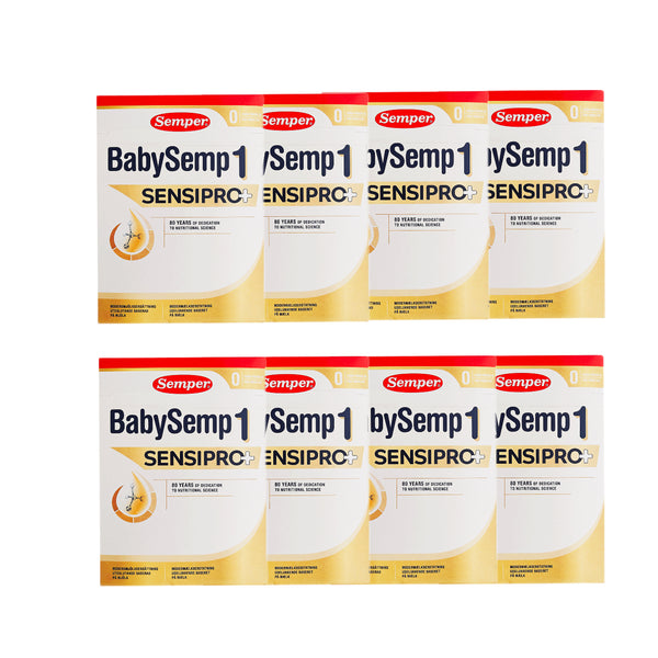 Semper BabySemp 1 SensiPro+ Modermælkserstatning 0+ 700gx8 stk.