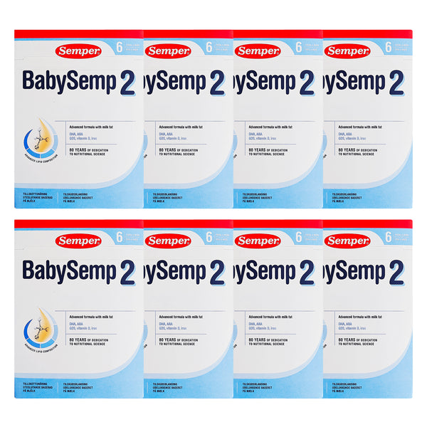Semper BabySemp 2 Tilskudsblanding fra 6 mdr. 800g x 8stk