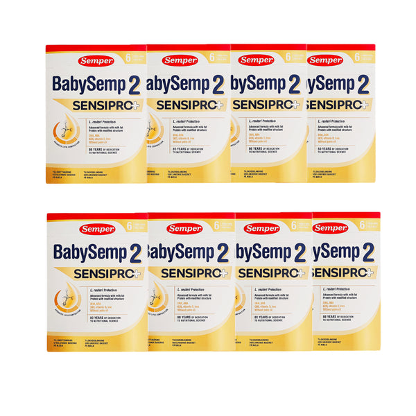 Semper BabySemp 2 SensiPro+ tilskudsblanding fra 6 mdr 700gx8stk.