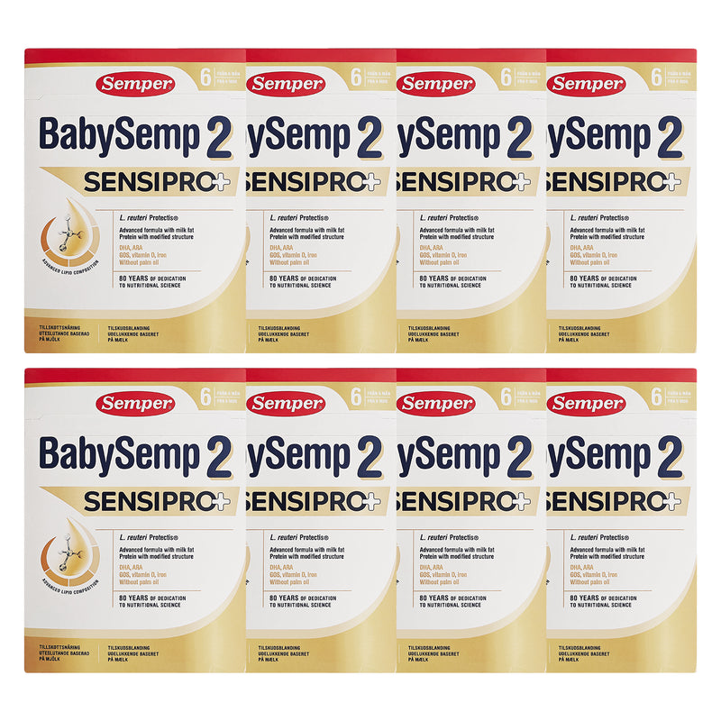 Semper BabySemp 2 SensiPro+ tilskudsblanding fra 6 mdr 700gx8stk.