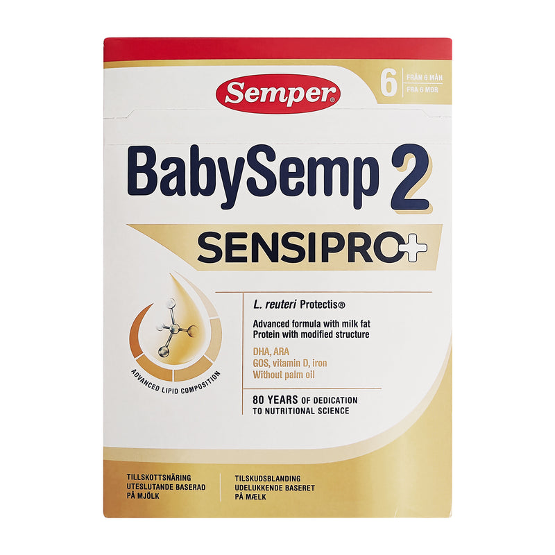 Semper BabySemp 2 SensiPro+ tilskudsblanding 6+ måneder 700g