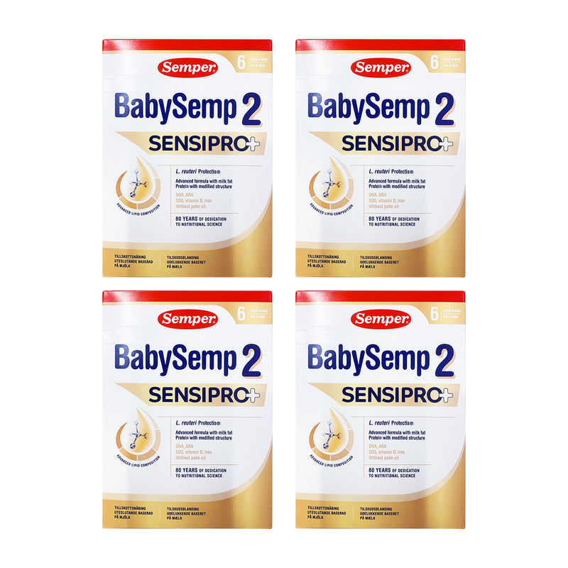 Semper BabySemp sensipro 2 tilskudsblanding fra 6 mdr 4x700g