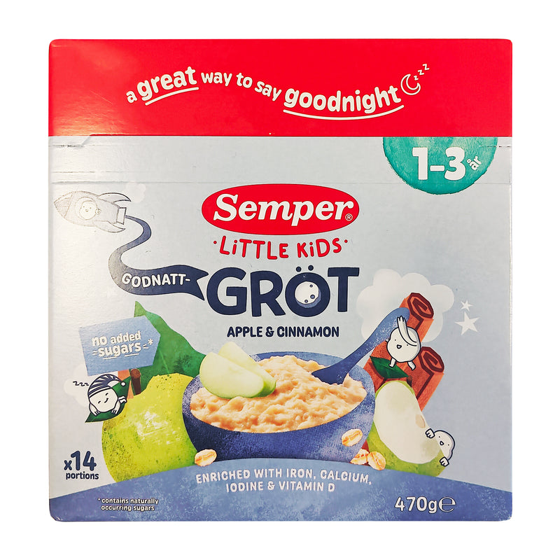 Semper Godnatgrød 1-3 år - Æble & Kanel 470g