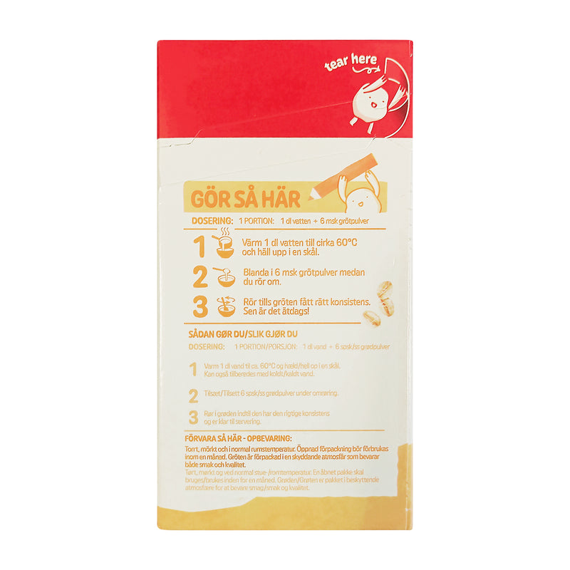 Semper Grød 1-3 år - Flerkornsgrød Mango & Æble 470g
