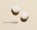 Biosym OmniMINI D 90 Tyggetabs Chewable tablet actual size (scale bar: 1 cm)