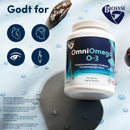 Biosym OmniOmega O-3 60 Kaps anprisningsbilleder