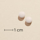 Biosym OmniVita B12 100 Tabl Tablet actual size (scale bar: 1 cm)