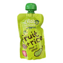 Ella's Kitchen Økologisk Babymos Pære , Æble & Ris 120 g fra 4 mdr front view