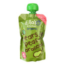 Ella's Kitchen Økologisk Babymos Pærer, Ærter & Broccoli 120 g fra 4 mdr front view