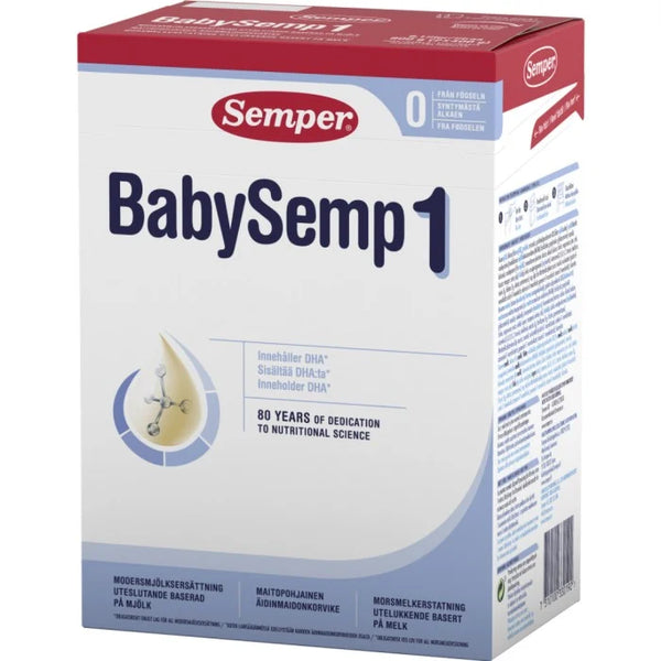 Semper BabySemp 1 modermælkserstatning 0+ 800g