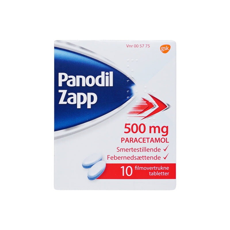 Panodil Zapp 500 mg - Scandea O2O