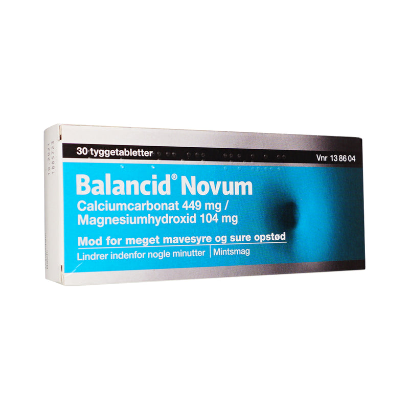 Balancid Novum 30 tyggetabletter - Scandea O2O