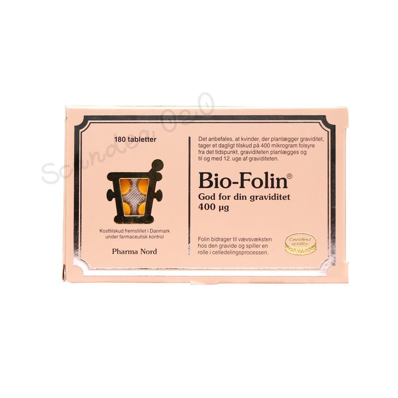 Pharma Nord Bio-Folin 400mcg 180 tabl. - Scandea O2O