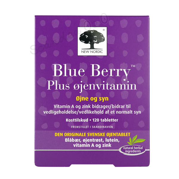New Nordic Blue Berry Plus Øjenvitamin - Scandea O2O