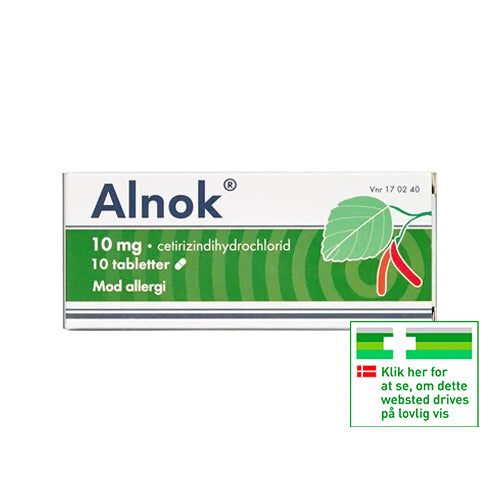 Alnok Tabletter 10mg 10stk.-Scandea O2O