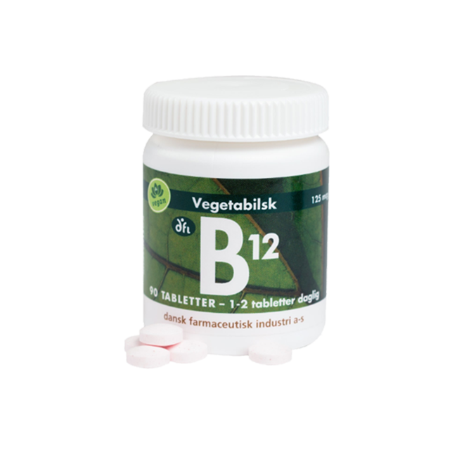 Berthelsen B12-vitamin 125mcg 90 tabl. - Scandea O2O