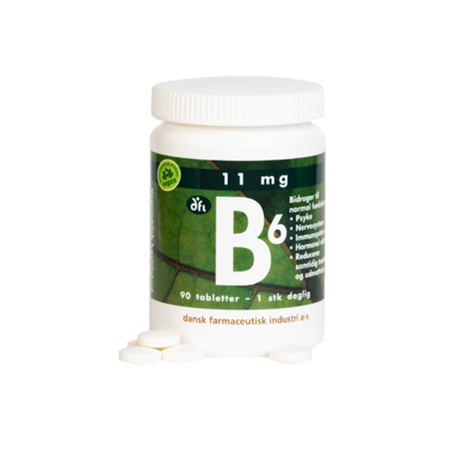 Berthelsen B6-vitamin 11mg 90 tabl. - Scandea O2O