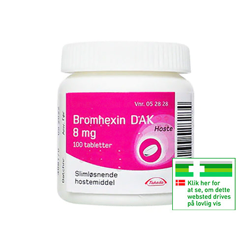 Bromhexin 8 mg 100 tabletter