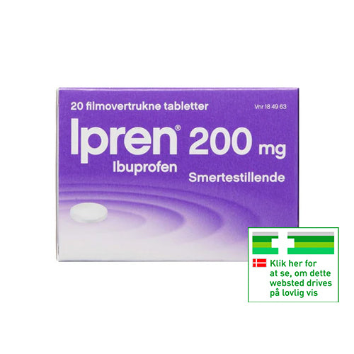 Ipren Ibuprofen 200mg 20 tabletter
