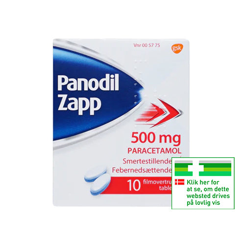 Panodil Zapp 500 mg 10 pcs