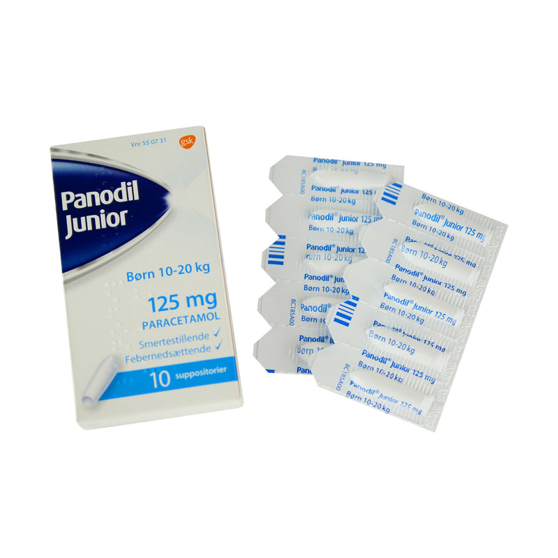 Panodil Junior Suppositorier 125 mg - Scandea O2O