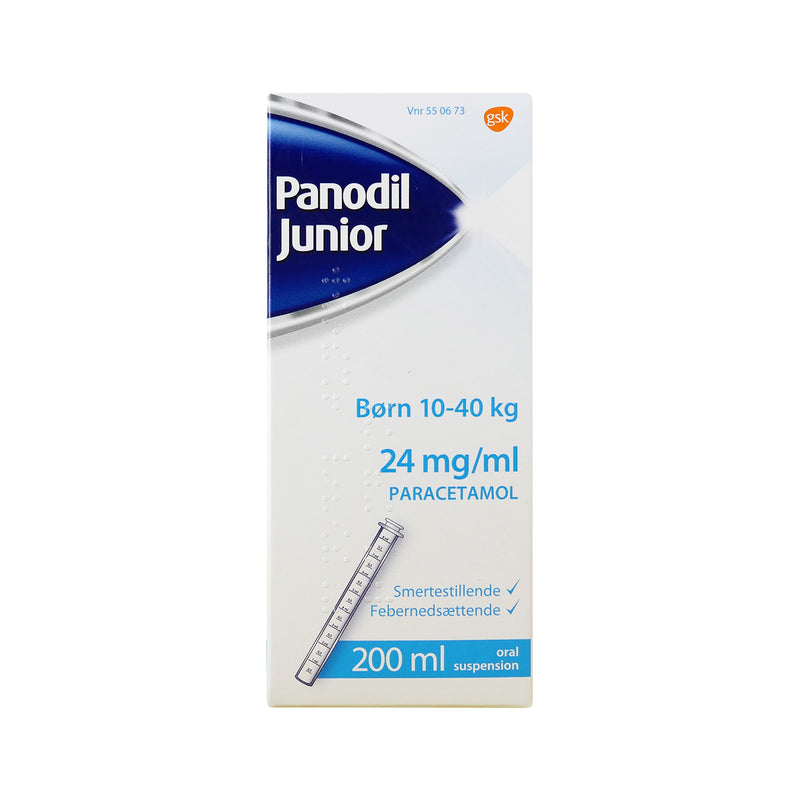 Panodil Junior 24 mg/ml oral suspension 200 ml - Scandea O2O
